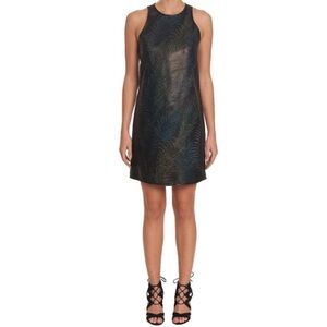 Robert Graham Emma Lambskin Perforated Dress